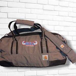 Carhartt Foundry 20" Heavy Duty Work Duffel Bag Grey  Bull Trained